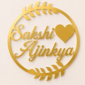 Couple Name Plates