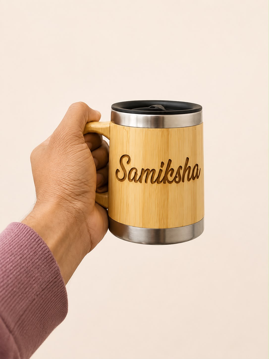 WhatsApp Image 2026-07-06 at 1.11.33 PM Wooden Engraved Customizable Mug