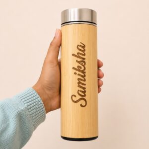 Wooden Personalized Bottle